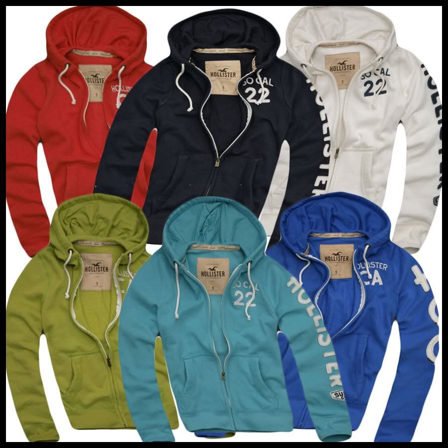 HollisterAbercrombieDelMarHoodieJackeLogoSMLXL eBay