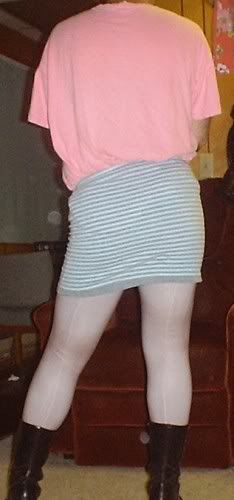 Hip Hugger Miniskirt - Fame - Rear