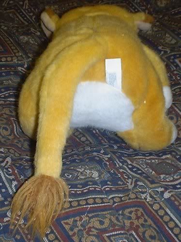Plush Talking Simba - Rear