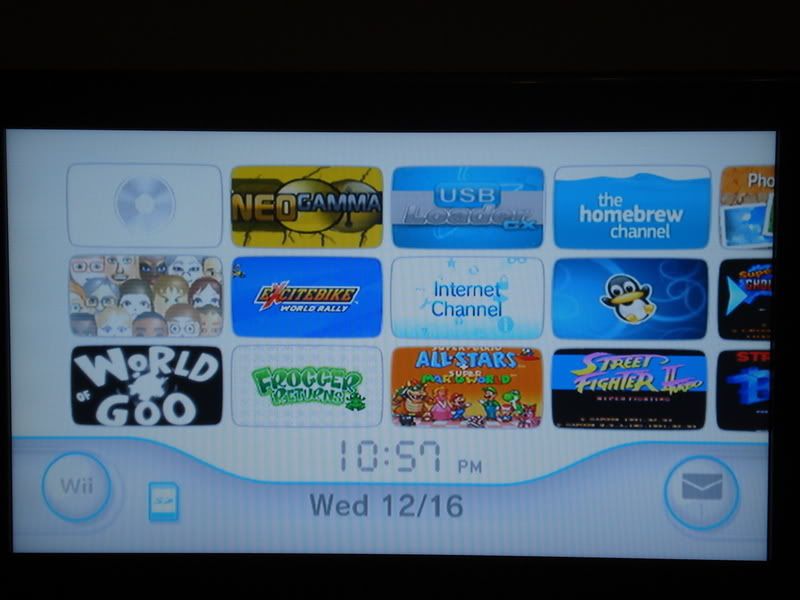 A tela do Meu Wii :P