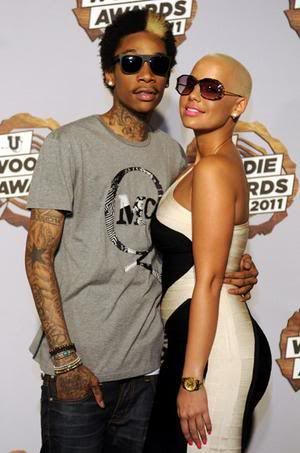 wiz khalifa amber rose. wiz khalifa amber rose tongue.