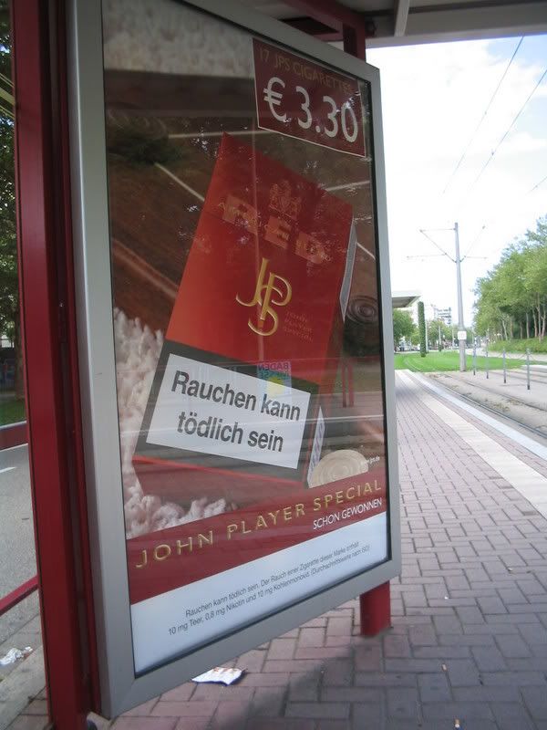 an ad for cigarettes