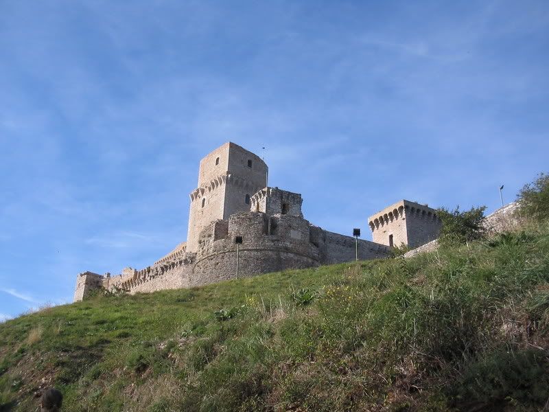 the castle in Assisi