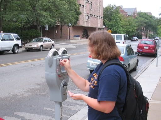 Sarah and the parking meter