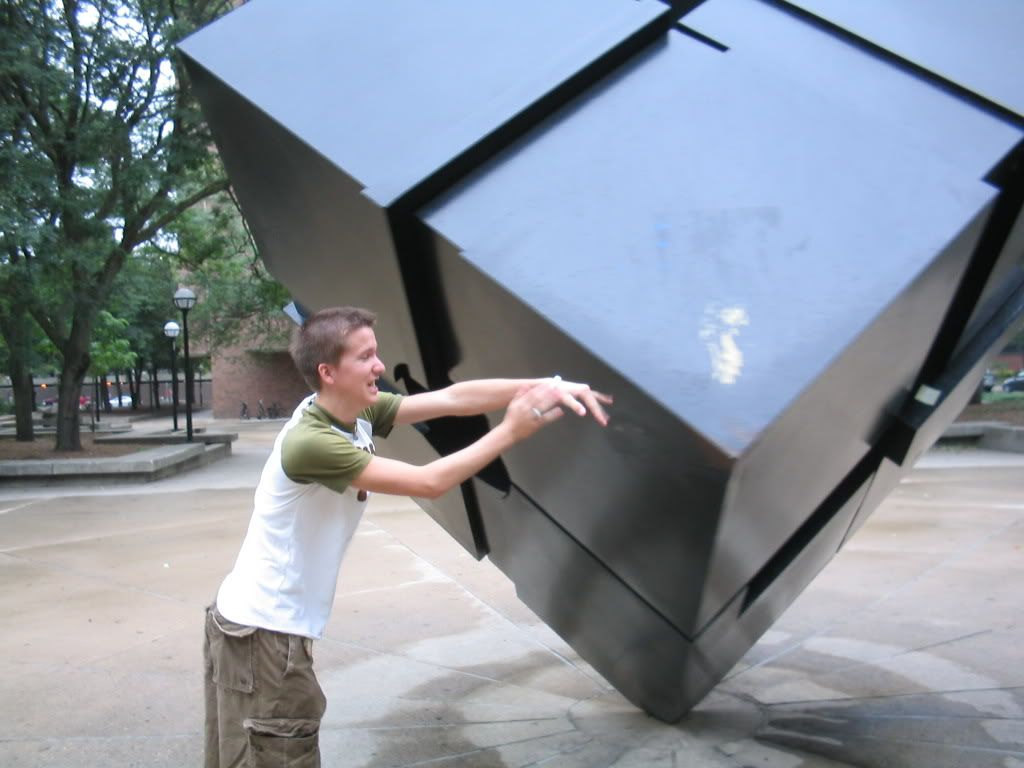 Ross (left), the Cube (right)