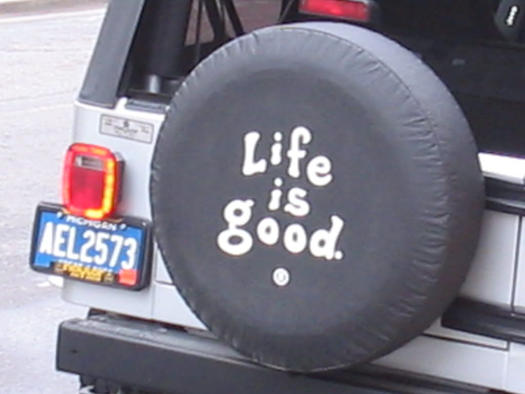 spare tire slogan...