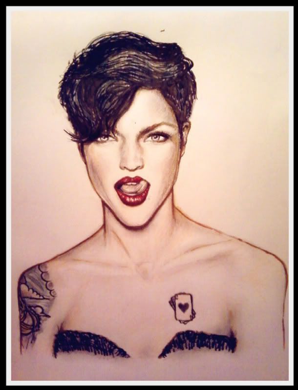 ruby rose drawing