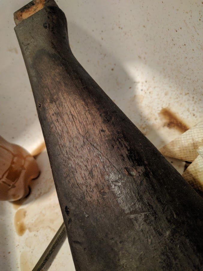 Cleaning a Nepalese cache British MartiniHenry rifle. Page 1