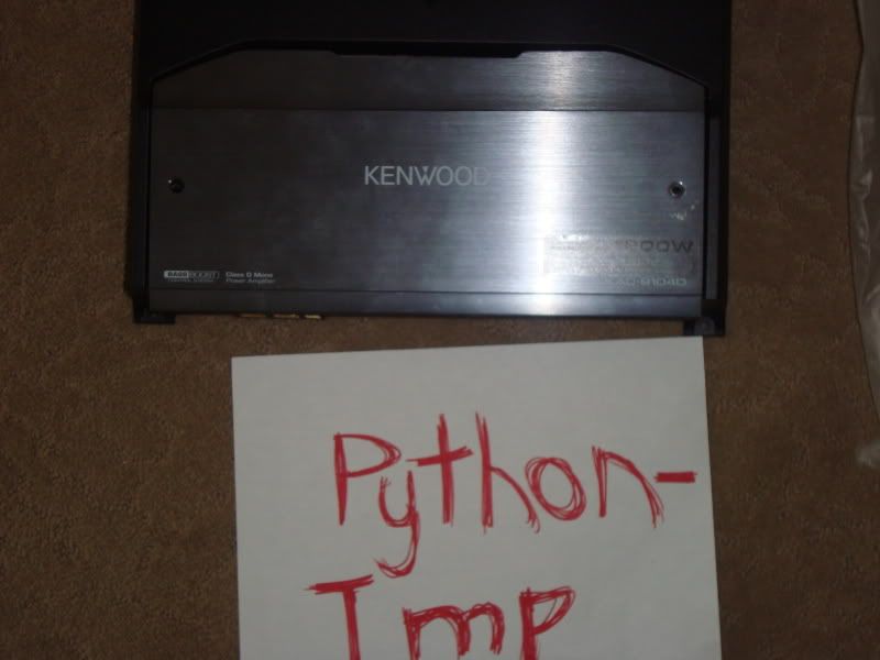 Kenwood 1800 watt amp Class D KAC9104D Price drop 175 + Shipping