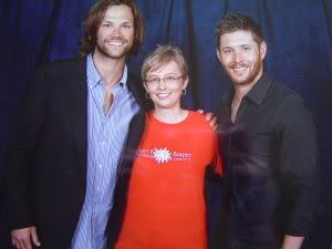 Me with Jared and Jensen