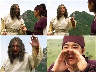 Jumong's dad and him