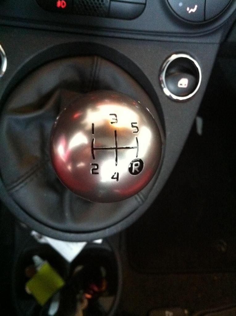 New shift knob Fiat 500 Forum