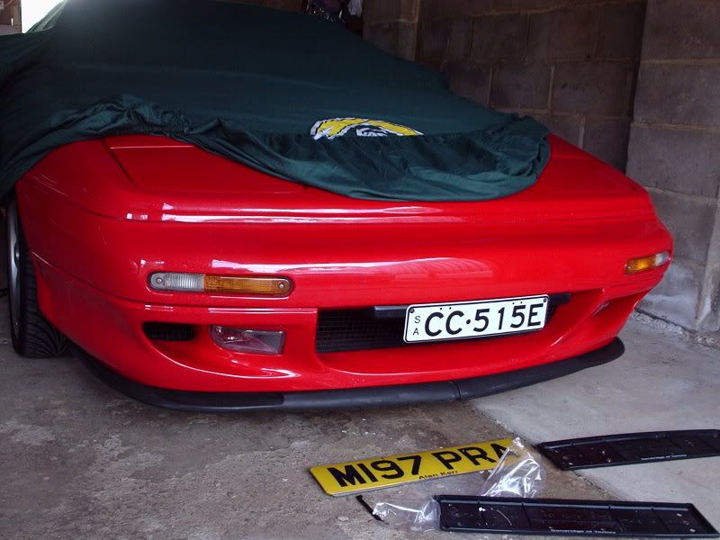 Image Fitting an Australian number plate TVR Chimaera