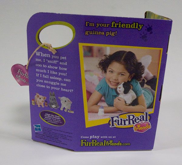 HASBRO FURREAL FUR REAL FRIENDS INTERACTIVE NEWBORN GUINEA PIG BLACK