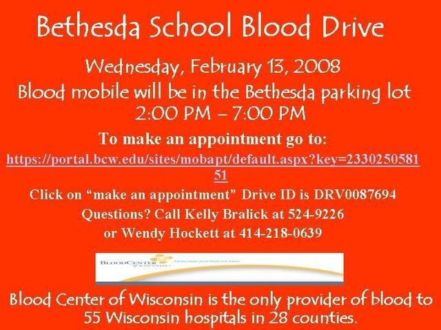 Bethesda Blood Drive 0308