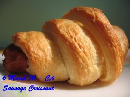 Croissant wrapped sausage recipe