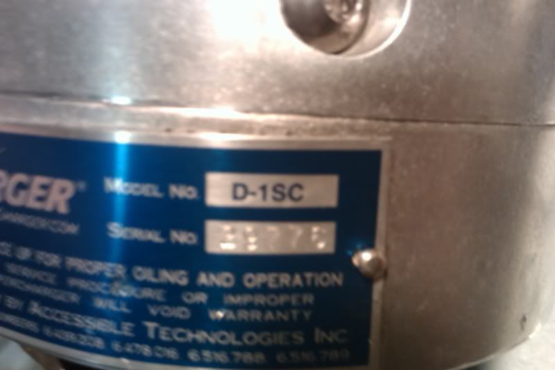 For Sale Procharger D1SC, Race bypass, complete 8 rib setup, IW OD