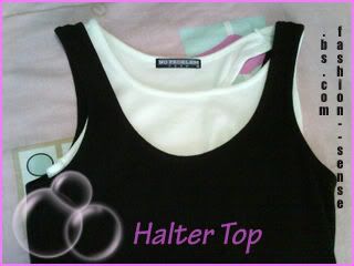Black Halter Top