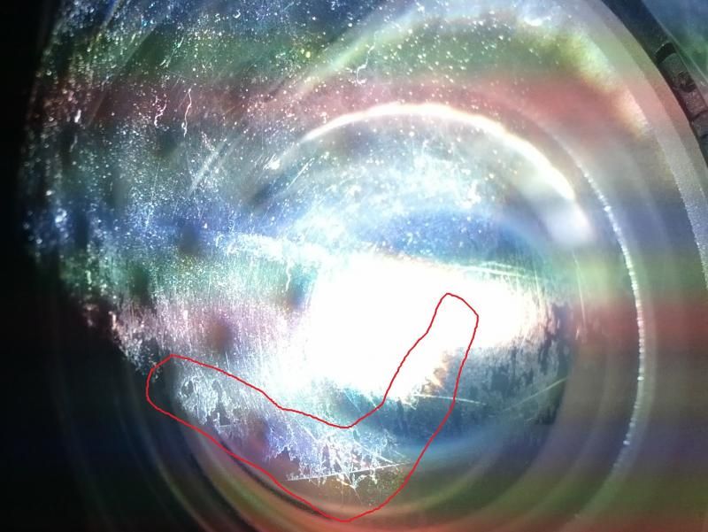 Repair advice safely removing AR coating on damaged projector lens