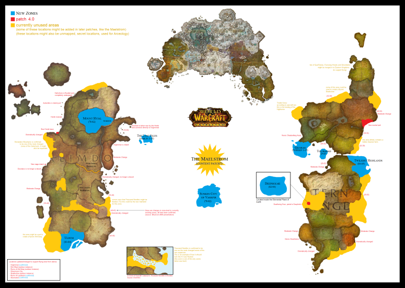 world of warcraft map cata. map articles Cataclysm+map