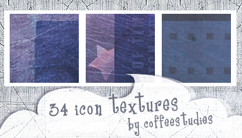 34 icon textures by coffeestudies