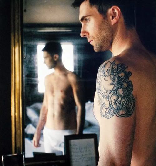 Shirtless Adam Levine