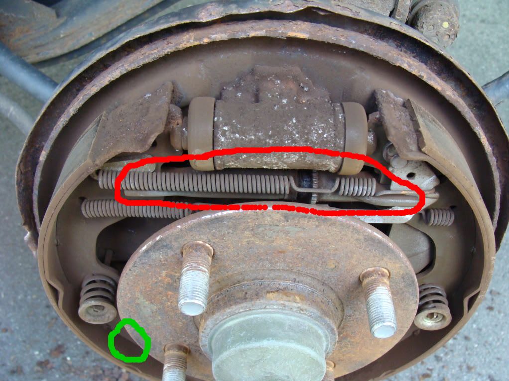 Nissan brake adjustment #5
