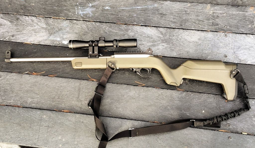 10/22 T.D. brl mounted scope with Back Packer stock... RimfireCentral