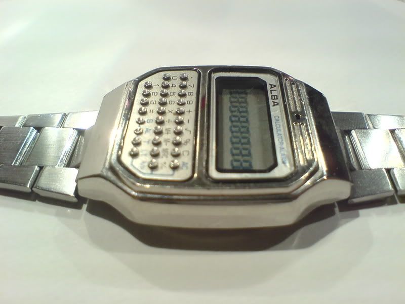 alba calculator watch