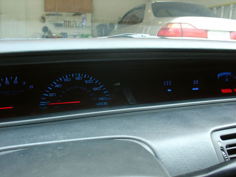 Honda prelude fuel and temperature gauge #2