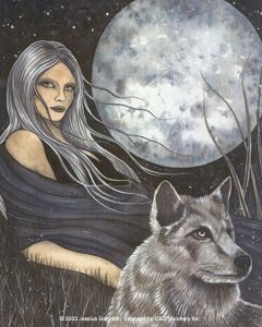 woman with wolf Pictures, Images and Photos