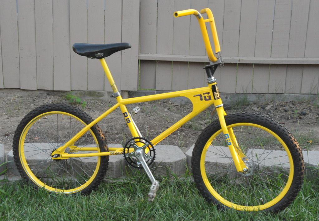 Yellow Bmx Bike