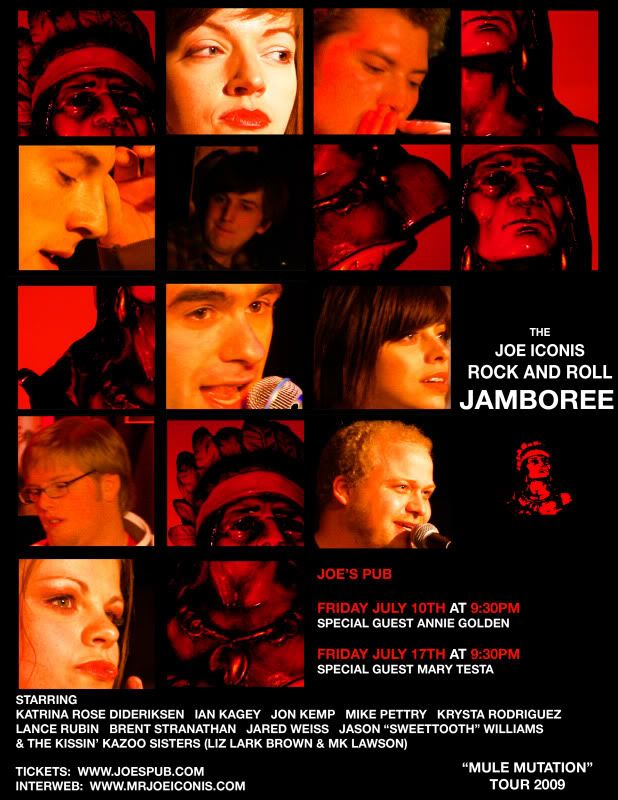 Anyone going to The Joe Iconis Rock And Roll Jamboree tonight at Joe's Pub?