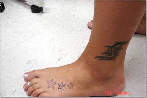 Here is the one on my ankle, this was taken when I went to get the Here is the one on my ankle, this was taken when I went to get the