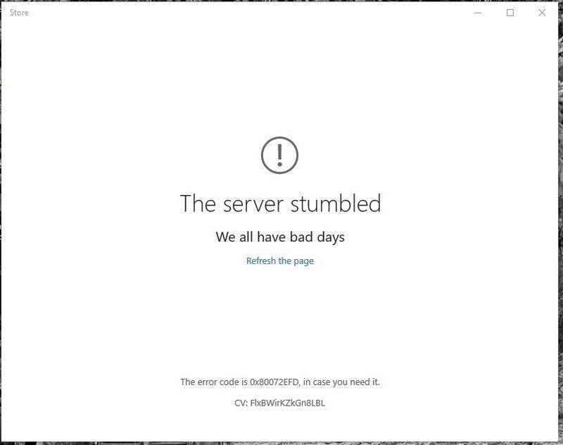 cant sign into microsoft store windows 10