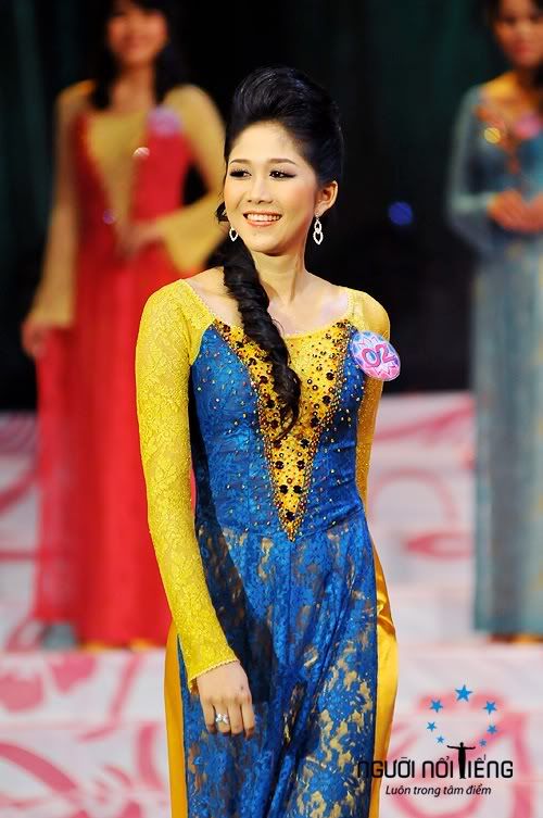 miss asean charming tv 2010 laos thipphavong khantisaly ao dai traditional dress costume