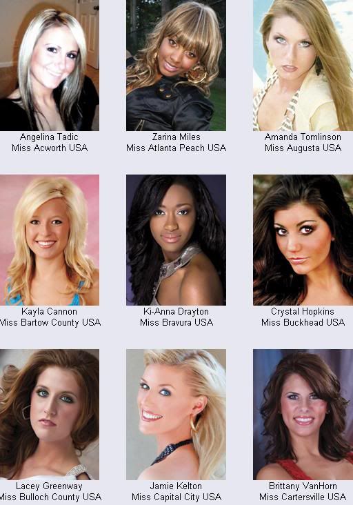 Miss georgia usa 2011 candidates delegates contestants