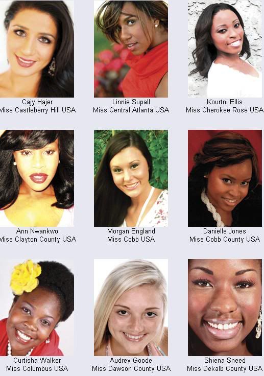 Miss georgia usa 2011 candidates delegates contestants