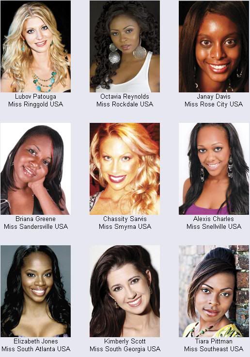 Miss georgia usa 2011 candidates delegates contestants