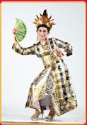 miss international queen 2011 national costume indonesia dewi fortuna