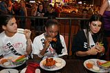 miss universe 2010 chicken wing eating contest