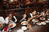 miss universe 2010 chicken wing eating contest