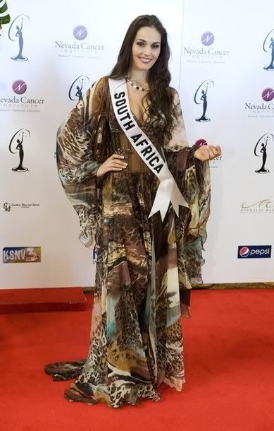 miss universe 2010 south africa nicole flint national gift auction