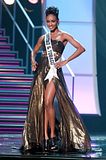 miss universe 2010 evening gown preliminary presentation trinidad and tobago la toya woods