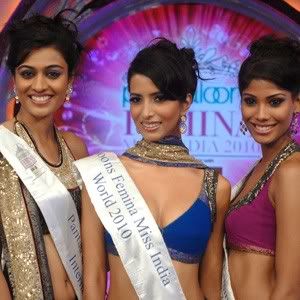 manasvi mamgai neha hinge nicole faria pantaloons femina miss india 2010 winners