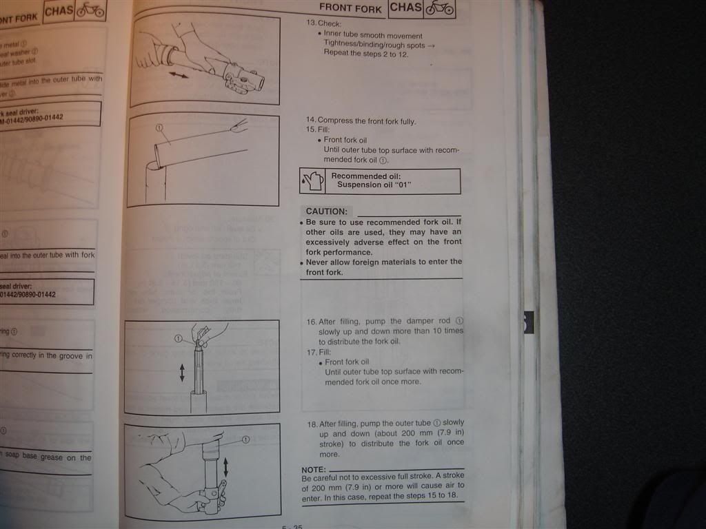 YZ250f Suspension set up tutorial/pictures WR250F/YZ250F/YZ250FX
