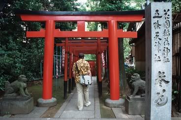 Torii d'entrada al petit santuari shinto