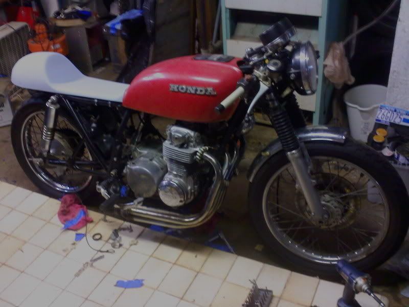 Rear sets on my cb550