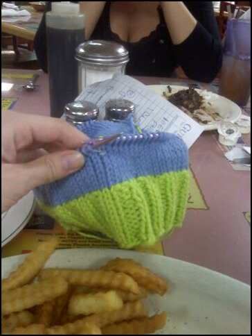 Dinner Knitting