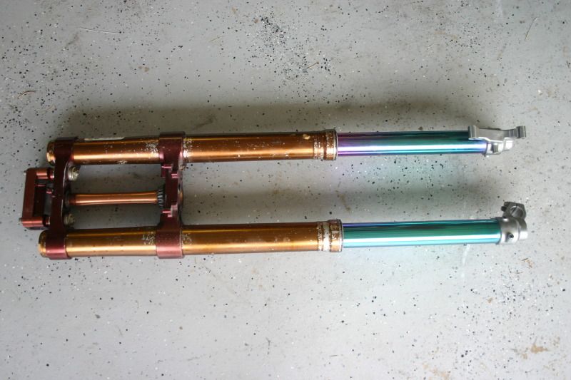 Full Pro Circuit Forks/Shock-Nitrate Coating, hard anodized, etc. etc....